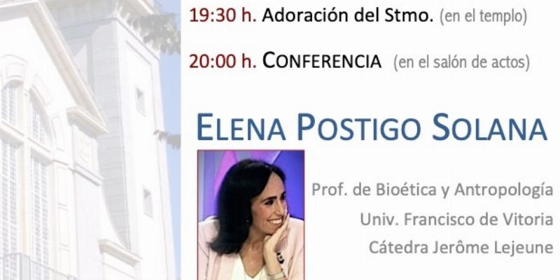 Elena Postigo Solana interviene en los Jueves Culturales de Sant&iacute;simo Cristo de la Victoria