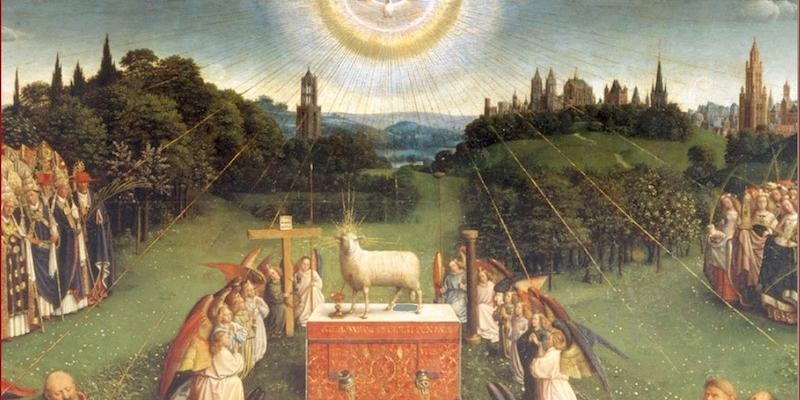 Los monjes benedictinos de El Paular celebran el Corpus con una Misa cantada y procesi&oacute;n