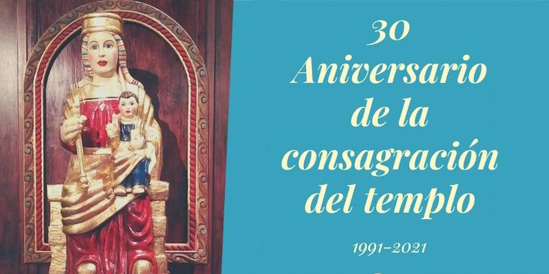 Virgen del Cortijo celebra este domingo el XXX aniversario de la consagración del templo