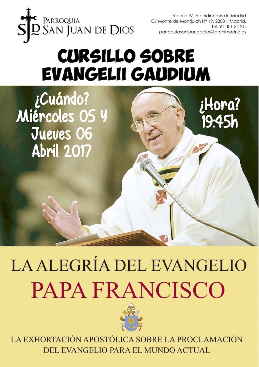 La 'Evangelii Gaudium' a estudio en la parroquia San Juan de Dios