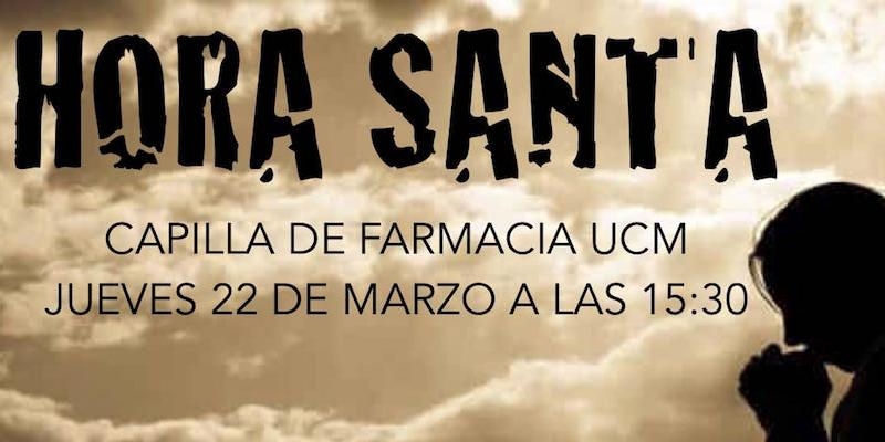 La capilla de Farmacia de la UCM organiza una Hora Santa