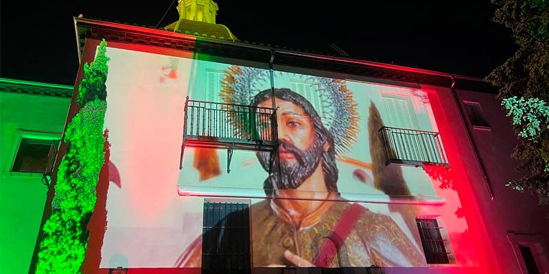 El &#039;videomapping&#039; de la ermita del Santo muestra la huella de san Isidro en Carabanchel