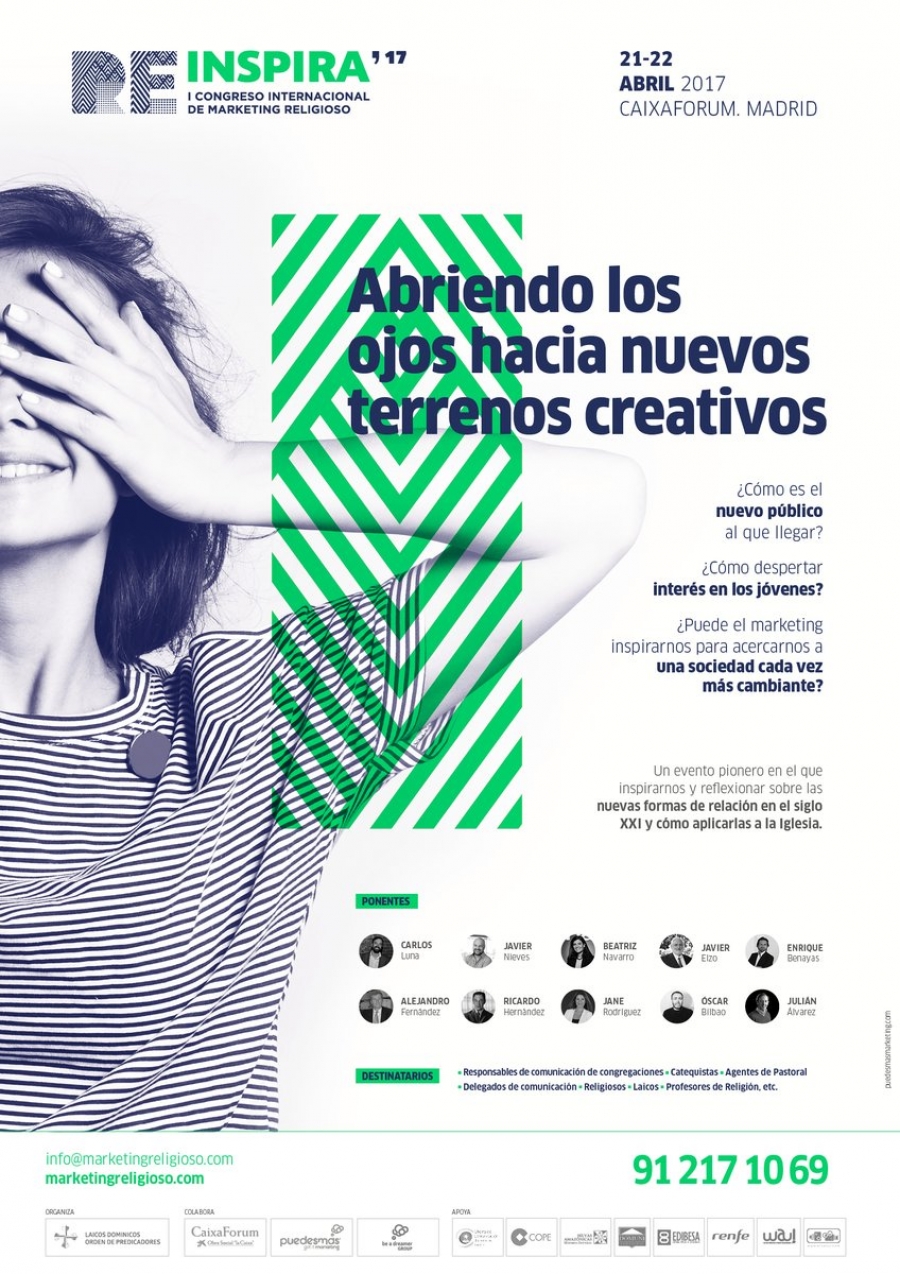 Ya se pueden comprar entradas para REinspira, el I Congreso Internacional de Marketing Religioso