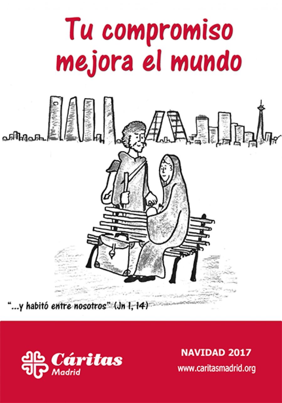 C&aacute;ritas Madrid lanza la campa&ntilde;a de Navidad con el lema 'Tu compromiso mejora el mundo'