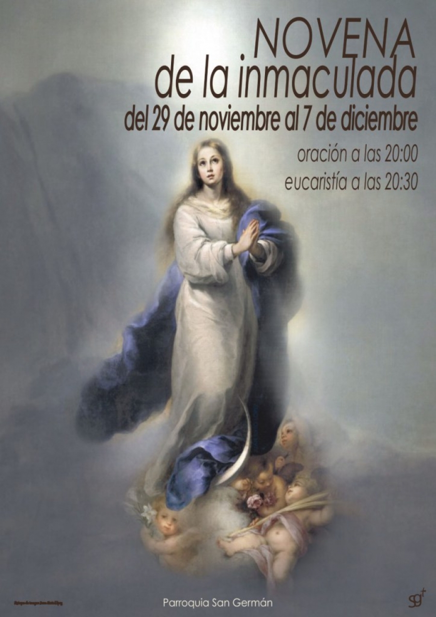 San Germ&aacute;n de Constantinopla prepara la Inmaculada con una novena