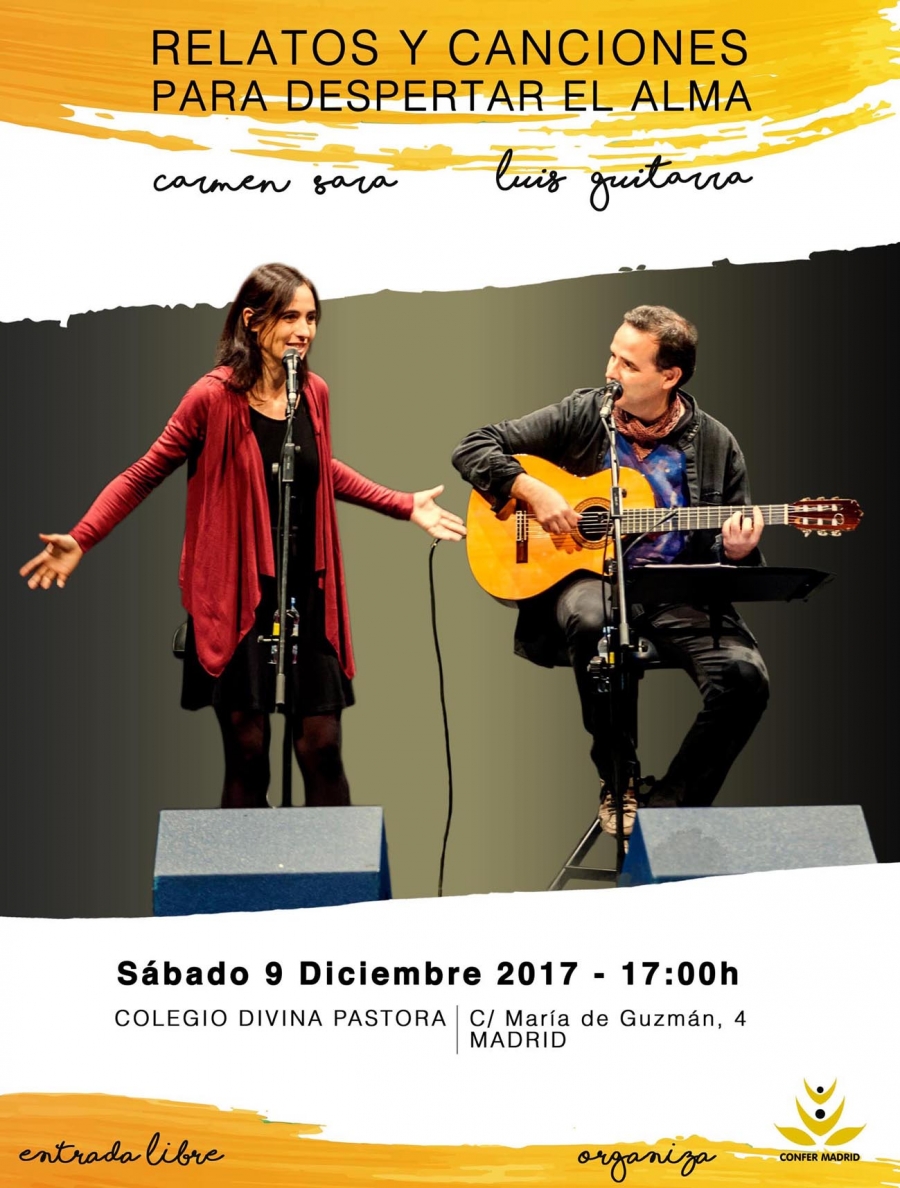 Concierto-oraci&oacute;n de Luis Guitarra y Carmen Sara organizado por CONFER Madrid