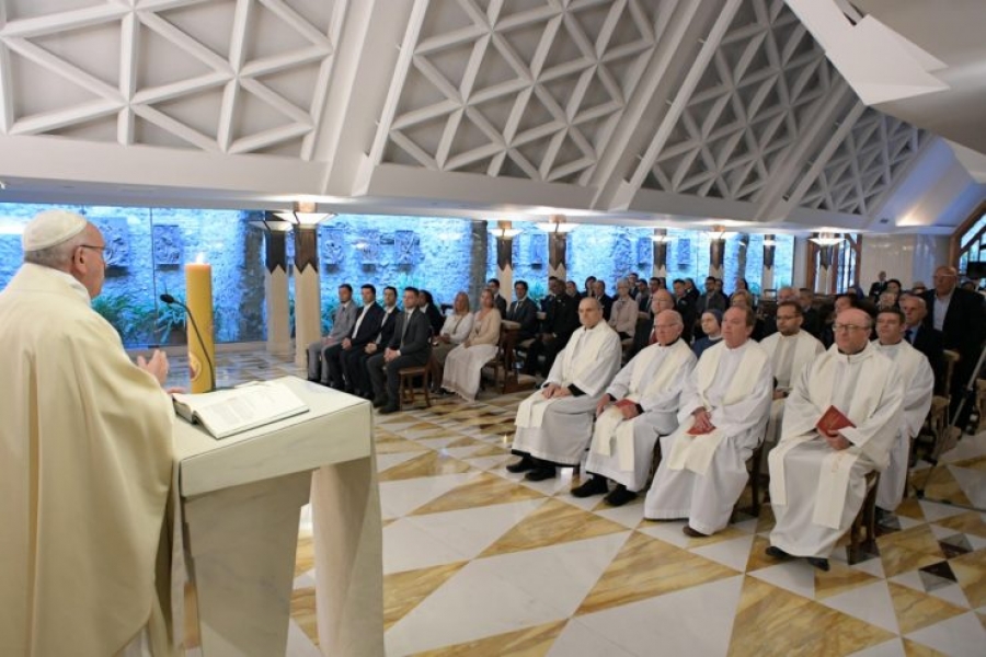 Francisco en Santa Marta: &iquest;Pido la gracia de tener un coraz&oacute;n abierto al Esp&iacute;ritu Santo?
