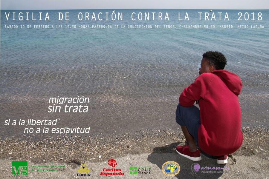 Crucifixi&oacute;n del Se&ntilde;or acoge una vigilia contra la trata de seres humanos