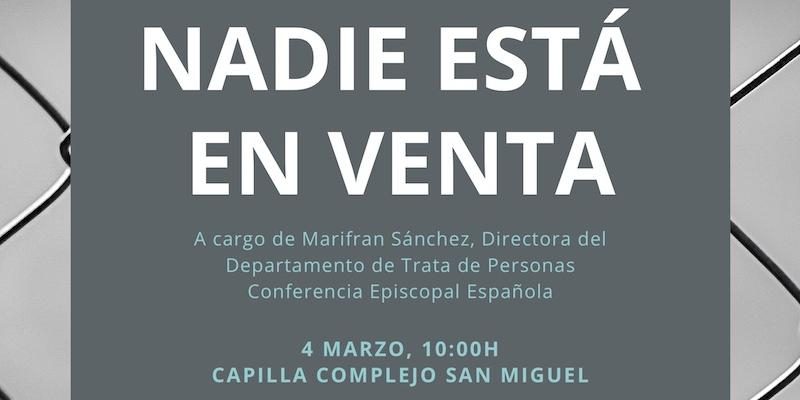 Marifran S&aacute;nchez ofrece en la cl&iacute;nica de Hermanas Hospitalarias una charla coloquio sobre la trata de personas