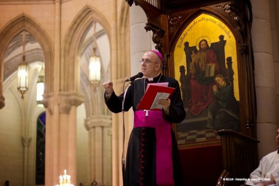 Monseñor Carlos Osoro a los jóvenes: &quot;Tenéis que ayudarme a anunciar a Jesucristo&quot;