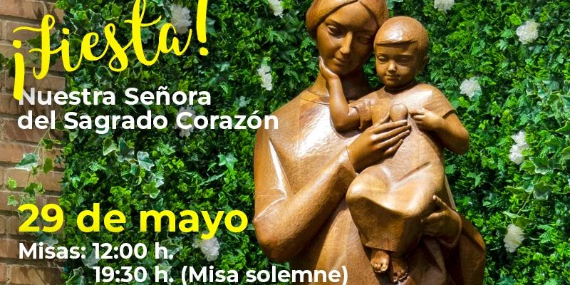Nuestra Se&ntilde;ora del Sagrado Coraz&oacute;n celebra este s&aacute;bado su fiesta patronal con una Misa solemne