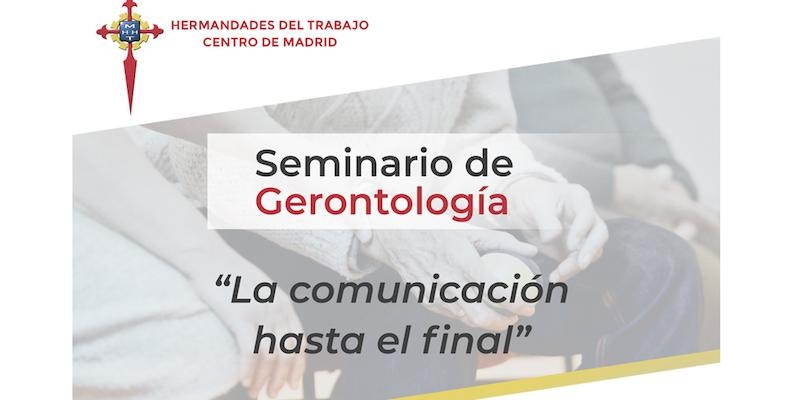 Rosario Paniagua imparte un seminario de Gerontología en el centro de Hermandades del Trabajo