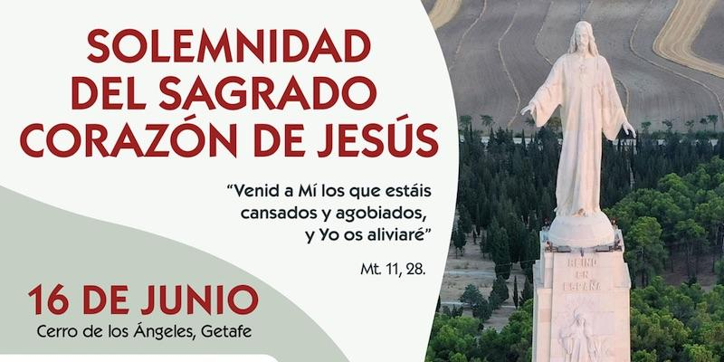El Cerro de los &Aacute;ngeles acoge un amplio programa de cultos en la solemnidad del Sagrado Coraz&oacute;n de Jes&uacute;s