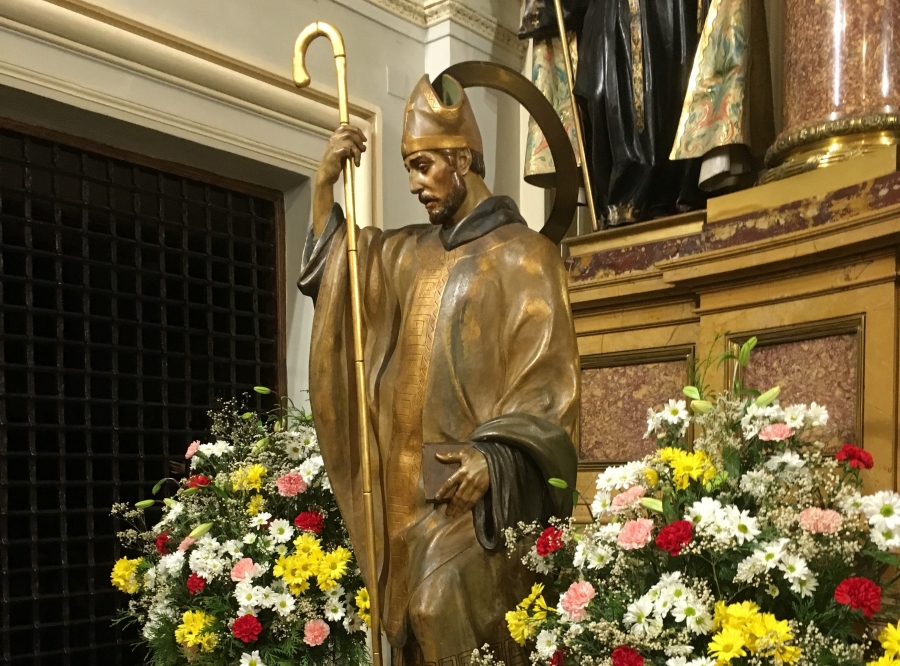 El Real Cuerpo de la Nobleza celebra la fiesta de san Ildefonso en el monasterio de la Encarnaci&oacute;n