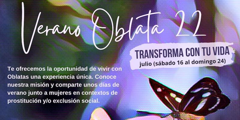 'Transforma con tu vida', lema del Verano Oblata 2022