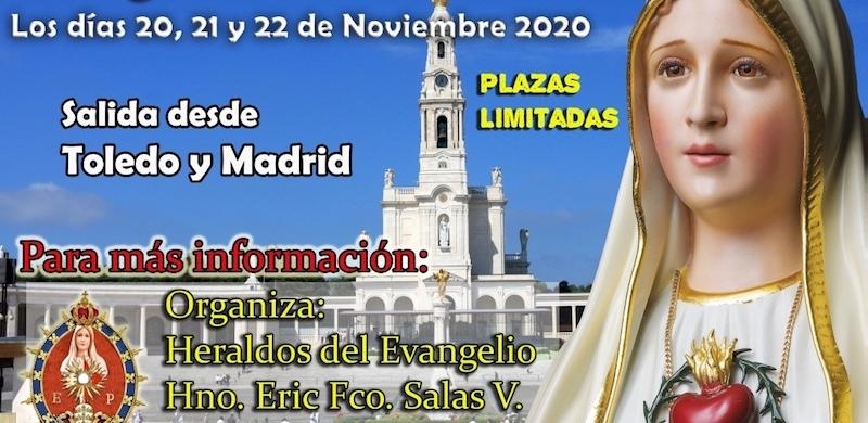 Los Heraldos del Evangelio organizan una peregrinación a Fátima para el mes de noviembre