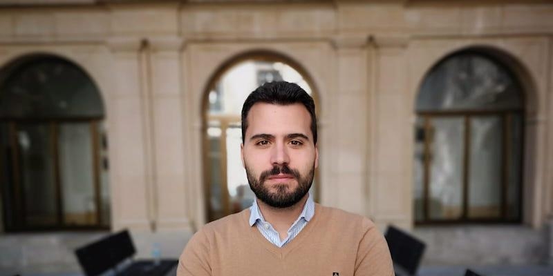 David Vicente recibe el XI Premio San Juan Pablo II de Comunicaci&oacute;n de manos del arzobispo