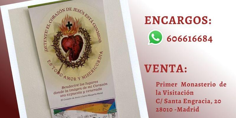 La Guardia de Honor del Corazón de Jesús pone a la venta calendarios solidarios e imágenes del Sagrado Corazón