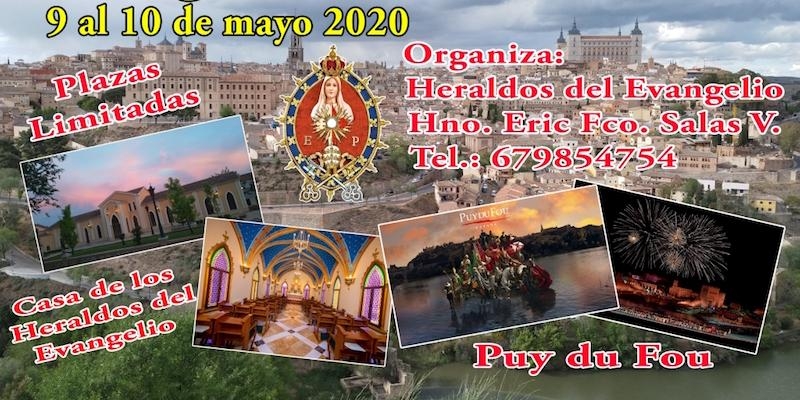 Los Heraldos del Evangelio suspenden la peregrinaci&oacute;n a Toledo prevista para el mes de mayo