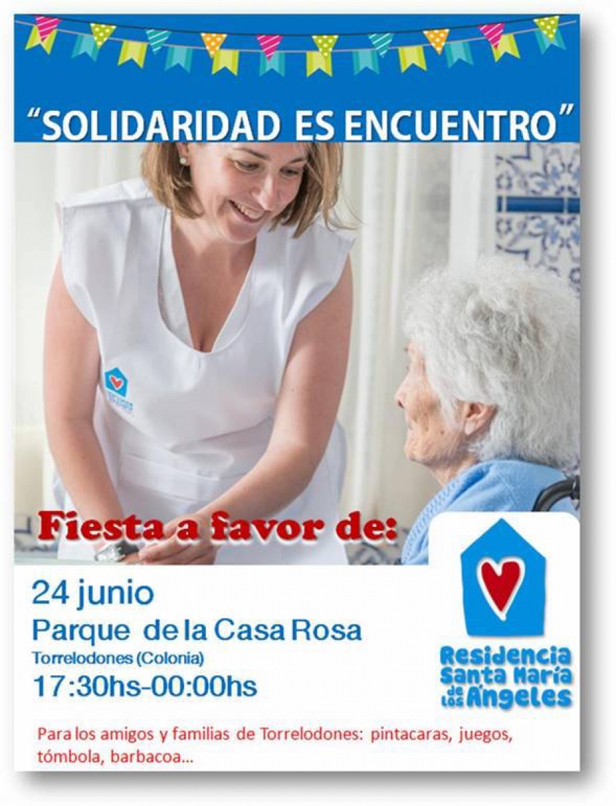 Fiesta solidaria a favor de la residencia Santa María de los Ángeles de Torrelodones