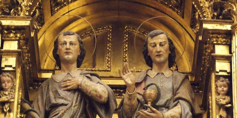 La colegiata de San Isidro acoge una Eucarist&iacute;a en honor a los santos Cosme y Dami&aacute;n