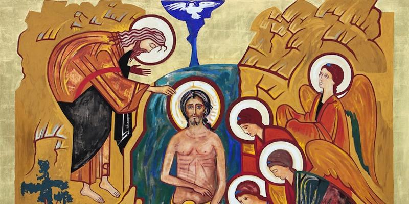 Jesús y María despide la Navidad con renovación de promesas bautismales y matrimoniales en la Eucaristía