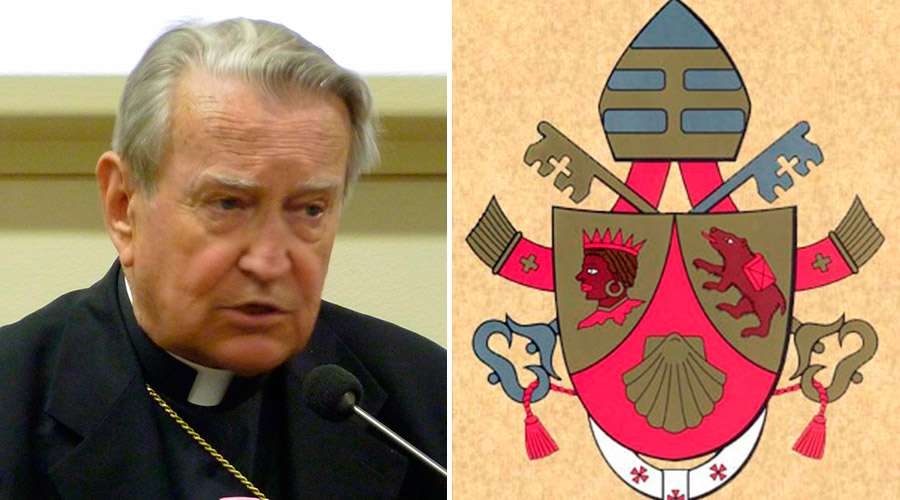 Fallece cardenal que diseñó escudo de Benedicto XVI: El Papa envía su pésame