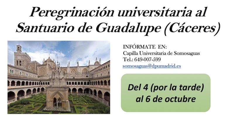 Pastoral Universitaria de Madrid inaugura el curso con una peregrinaci&oacute;n al santuario de Guadalupe