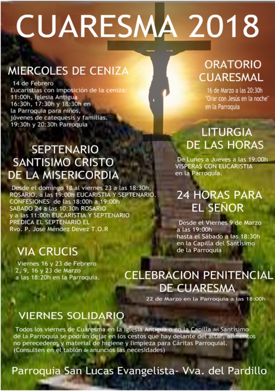 San Lucas Evangelista, de Villanueva del Pardillo, se prepara para vivir la Cuaresma