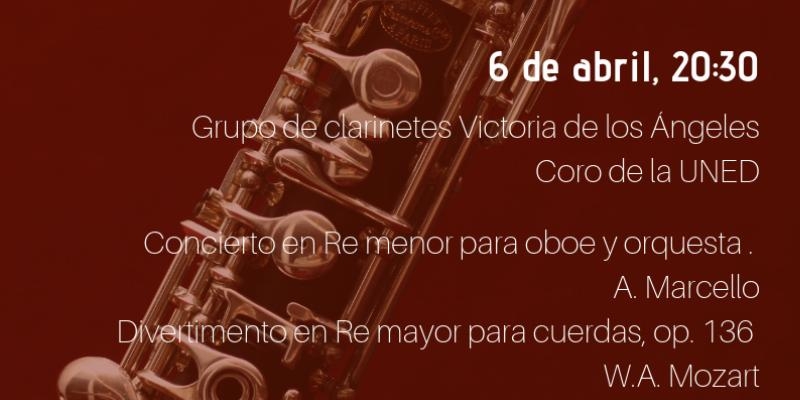 El Grupo de Clarinetes Victoria de los Ángeles y el Coro de la UNED ofrecen un concierto en San Marcos