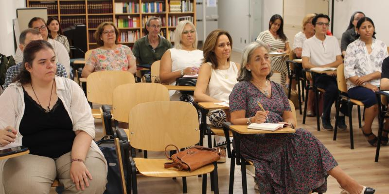 Segunda tanda del curso «Voy a ser catequista» en el salón de actos del Arzobispado de Madrid