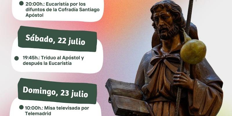Santísima Trinidad de Collado Villalba honra a Santiago Apóstol, patrono de España y de la localidad