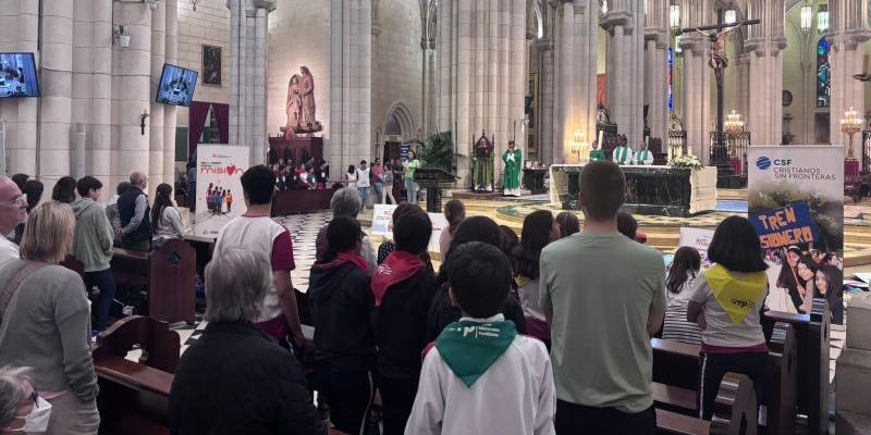 Don Vicente Mart&iacute;n en el Tren Misionero: &laquo;Jes&uacute;s es el maquinista de nuestra vida&raquo;