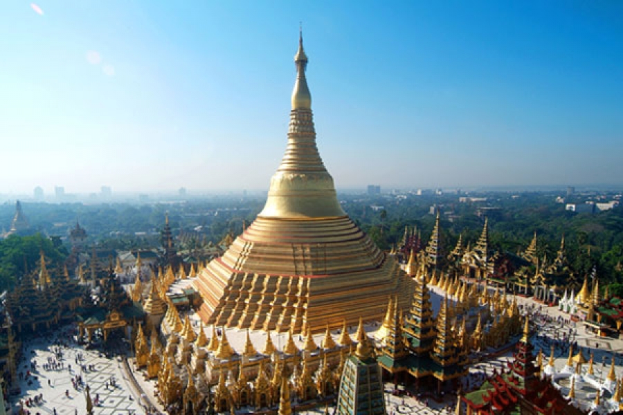 Myanmar: La habitación papal en la Pagoda de Shwedagon