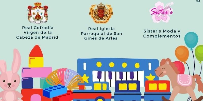 La Real Cofradía Virgen de la Cabeza de Madrid lanza una campaña de recogida de juguetes en San Ginés