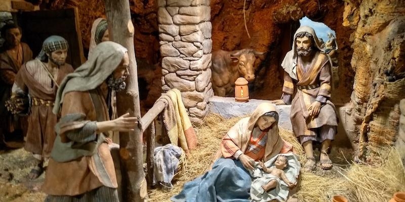 El cardenal Osoro celebra una Misa y bendice el bel&eacute;n de la bas&iacute;lica pontificia San Miguel