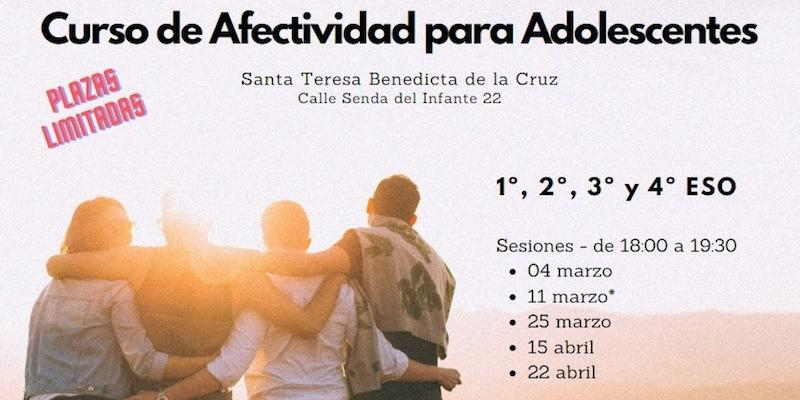 Santa Teresa Benedicta de la Cruz programa un curso de afectividad para adolescentes