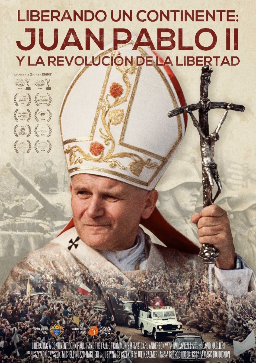 Goya Producciones estrena el documental 'Liberando un continente: Juan Pablo II y la Revoluci&oacute;n de la libertad'
