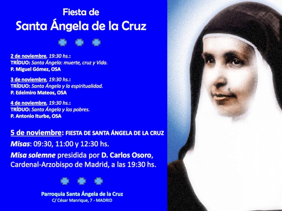 El cardenal Osoro celebra una Misa en Santa &Aacute;ngela de la Cruz en su fiesta titular