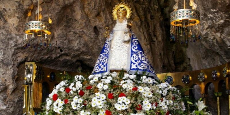 El santuario de Covadonga acoge una novena en honor a la Santina, con el lema 'Mar&iacute;a, ideal de santidad'