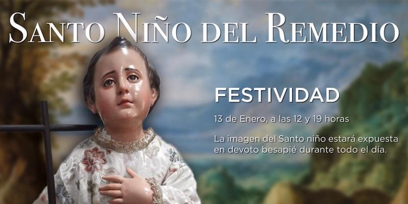 El oratorio del Santo Niño del Remedio programa una novena en honor a su titular con motivo de su festividad