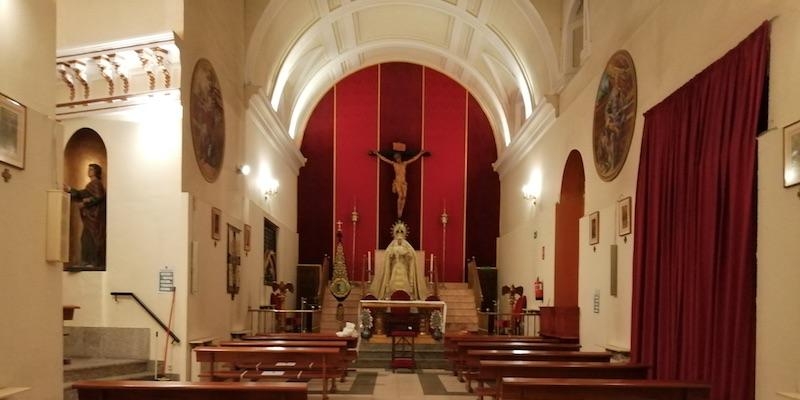 La hermandad del Silencio acondiciona la iglesia del Santísimo Cristo de la Fe para su próxima reapertura