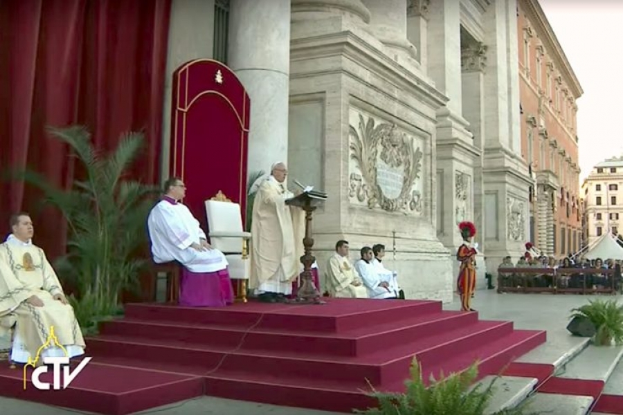 Misa del Corpus en Roma: &laquo;Agradezcamos al Se&ntilde;or por este don supremo&raquo;