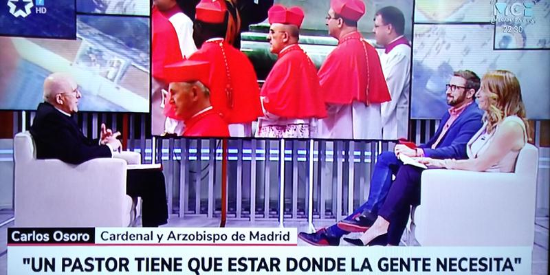 El cardenal Osoro habla de la Almudena en Telemadrid: &laquo;En el fondo de nuestro coraz&oacute;n todos necesitamos una Madre&raquo;