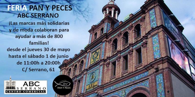 Feria solidaria a beneficio de Pan y Peces en ABC Serrano