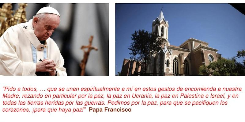 San Juan Bautista acoge la vigilia diocesana de oraci&oacute;n por la paz del mes de diciembre