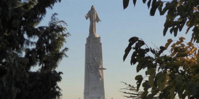 Santa María Micaela y San Enrique peregrina al Cerro de los Ángeles