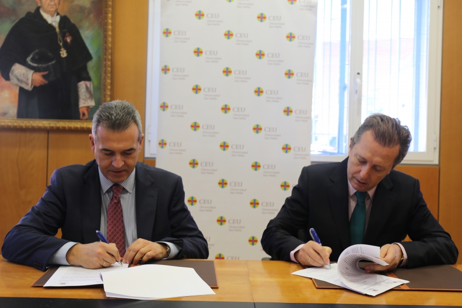 Encuentro entre Iglesia y artistas contempor&aacute;neos, objetivo del convenio entre el CEU y Madrid Vivo