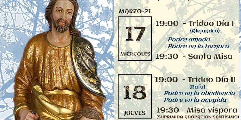 Nuestra Señora de Europa organiza un triduo en honor a san José en el marco del Año Jubilar Josefino