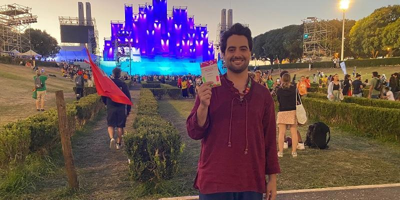 Pablo, madrile&ntilde;o integrante del cuerpo de baile de la JMJ: &laquo;El Papa nos dijo: &ldquo;&iexcl;Son muy bravos!&rdquo;&raquo;